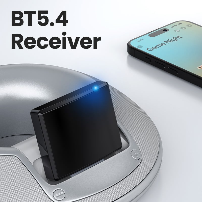 Receiver Bluetooth pentru difuzor 30-pin - interfață Apple, Plug and Play, Bluetooth 5.4, 30 Mbps, rază 10 m