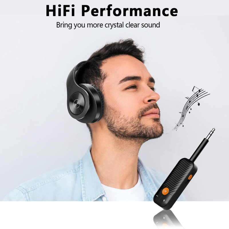 Bluetooth 5.2 odašiljač-prijemnik BT16 za TV/PC audio, 3,5 mm sučelje, Plug‑and‑Play, bez vanjskog napajanja, domet 10 m