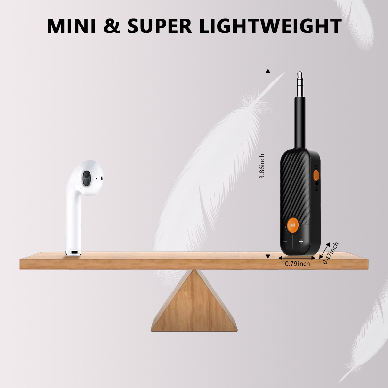 Bluetooth 5.2 odašiljač-prijemnik BT16 za TV/PC audio, 3,5 mm sučelje, Plug‑and‑Play, bez vanjskog napajanja, domet 10 m