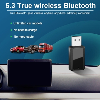 Automobilski Bluetooth FM transmitter-prijemnik s digitalnim zaslonom, model FM02, USB sučelje, Bluetooth 5.3, 2,4 GHz, domet 10 m