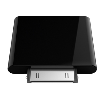 30PIN Bluetooth безжичен аудио адаптер излъчвател за iPod – Plug-and-Play, Bluetooth 2.1, скорост на предаване 3, работна честота 2,48 GHz, обхват 10 m