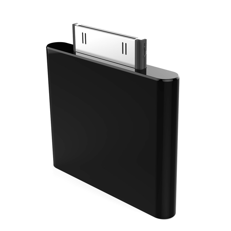 30PIN Bluetooth безжичен аудио адаптер излъчвател за iPod – Plug-and-Play, Bluetooth 2.1, скорост на предаване 3, работна честота 2,48 GHz, обхват 10 m