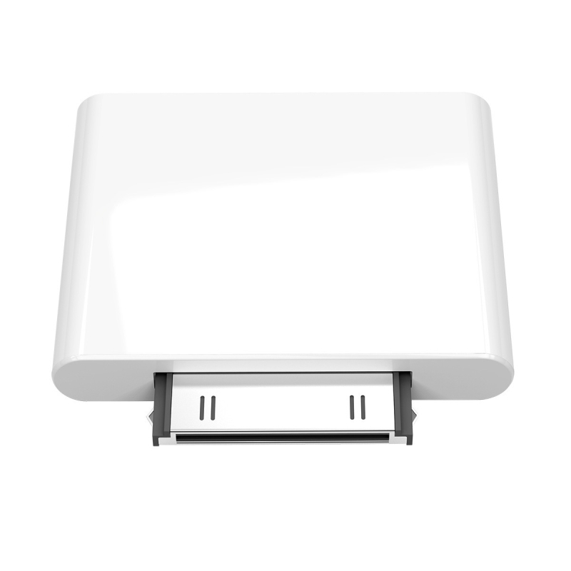 30PIN Bluetooth безжичен аудио адаптер излъчвател за iPod – Plug-and-Play, Bluetooth 2.1, скорост на предаване 3, работна честота 2,48 GHz, обхват 10 m