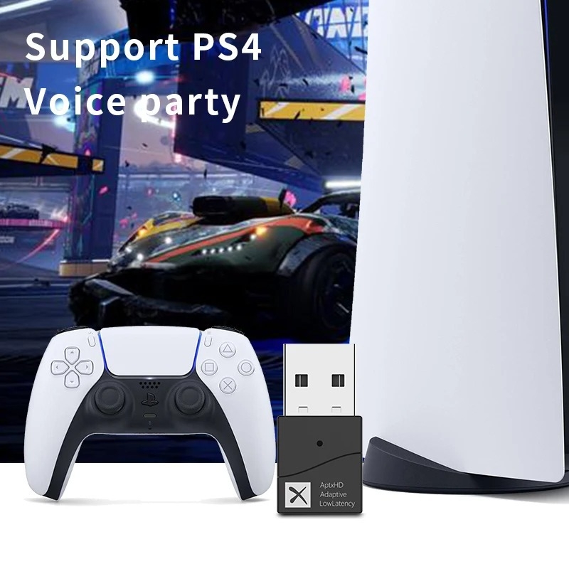 USB Bluetooth 5.2 transmiter s 24-bitnim zvukom niske latencije, vanjsko napajanje, domet 10 m