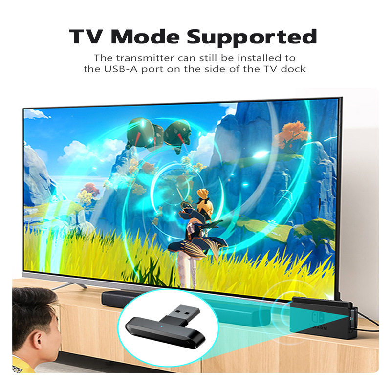Switch/PS4 Bluetooth audio odašiljač – USB-C/USB sučelje, Bluetooth 5.0, 2,4 GHz, Brzina 25, Model G1