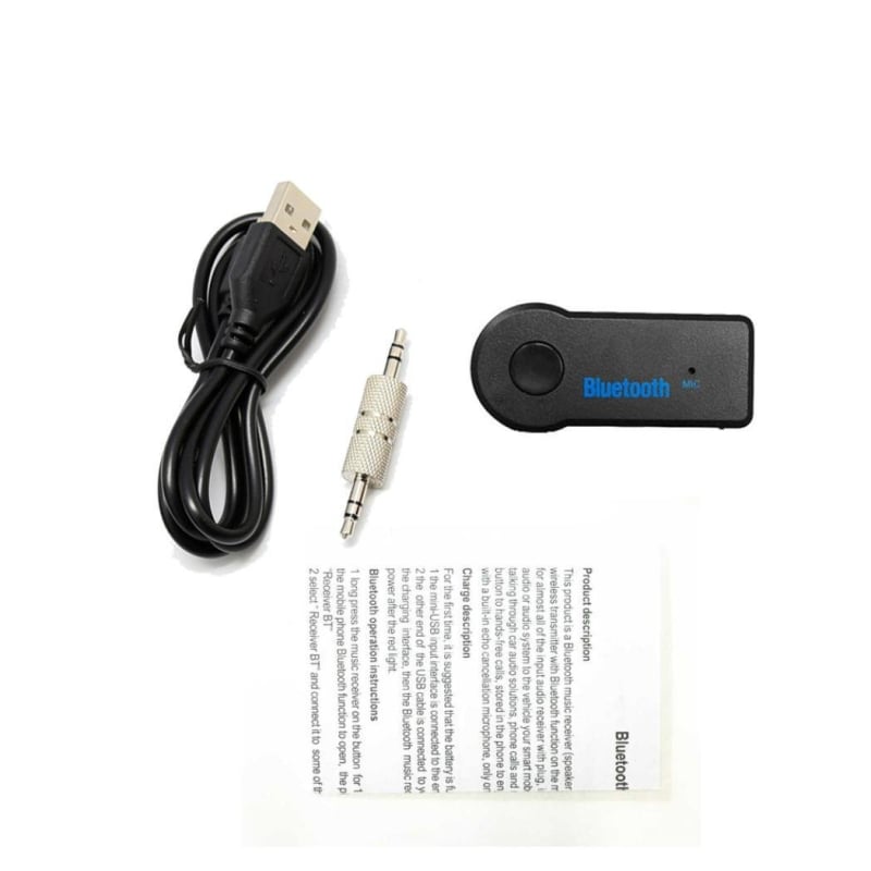 Bluetooth prijemnik za auto u obliku luka — 3,5 mm AUX, Bluetooth 2.1, domet 10 m, Plug‑and‑Play