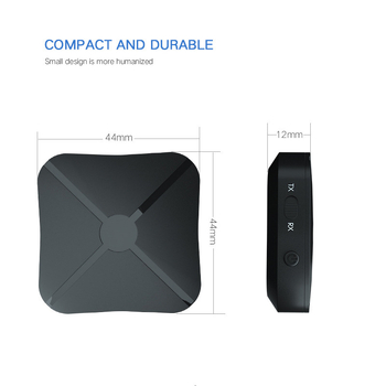 Bluetooth prijemnik-emitir, 2-u-1 stereo bežični audio pretvarač, Bluetooth 5.0, 3,5 mm audio priključak, Plug-and-Play, domet 10 m, model 319