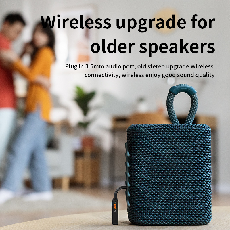 Bluetooth prijemnik–emitirac za auto audio - Bluetooth 5.4, 3,5 mm AUX, Plug & Play, vanjsko napajanje, domet 10 m