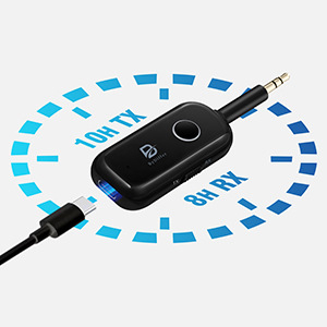 Bluetooth transceiver T3 – dvostruko primanje i prijenos, 3,5 mm audio sučelje, BT 5.2, domet 10 m