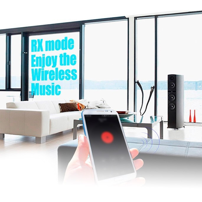 Bluetooth audio adapter 3-u-1: prijemnik i emitor, USB zvučna kartica, AUX, za TV i računalo, model ZF-169 Plus, Bluetooth 5.0, USB i 3,5 mm AUX sučelje, bez vanjskog napajanja, domet do 10 m