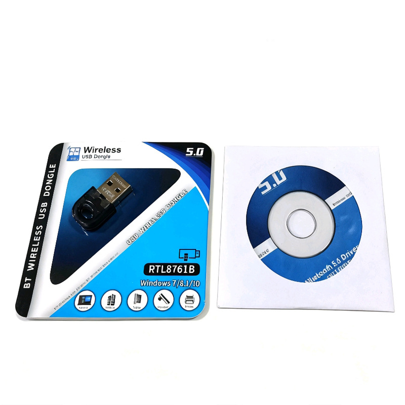 Rtl8761B Bluetooth 5.0 USB adapter za računalo — Emitent i prijemnik, audio prijenos, USB 5.0 sučelje, domet 10 m