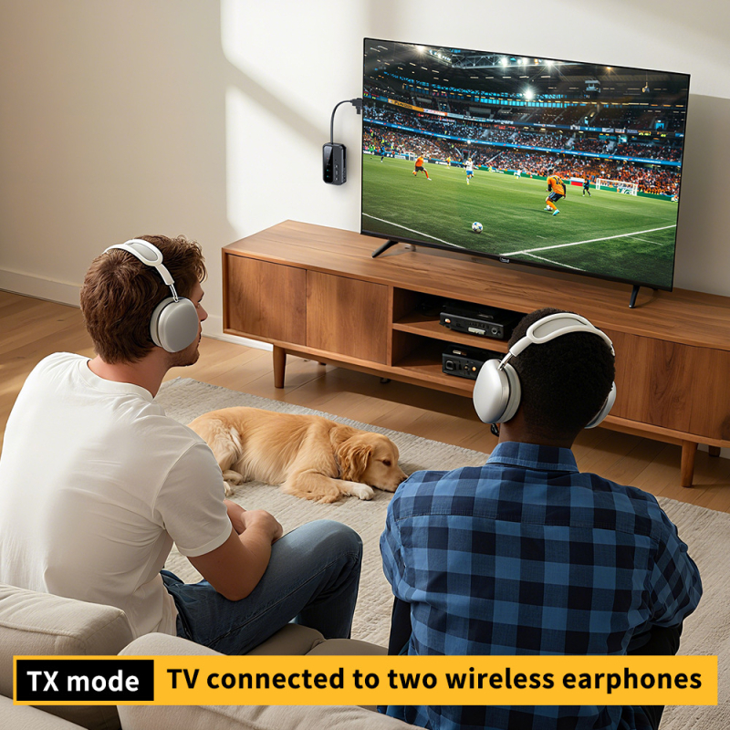 Bluetooth 5.4 USB-C/AUX 2-u-1 prijemnik-emitator, Plug-and-Play uz napajanje iz vanjskog izvora