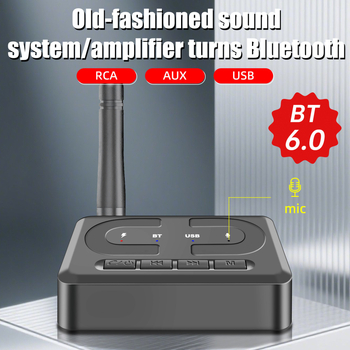 Bluetooth automobilski audio adapter s AUX i USB reprodukcijom – Bluetooth 6.0, domet 10 m, brzina prijenosa 10 Mbps, plug-and-play