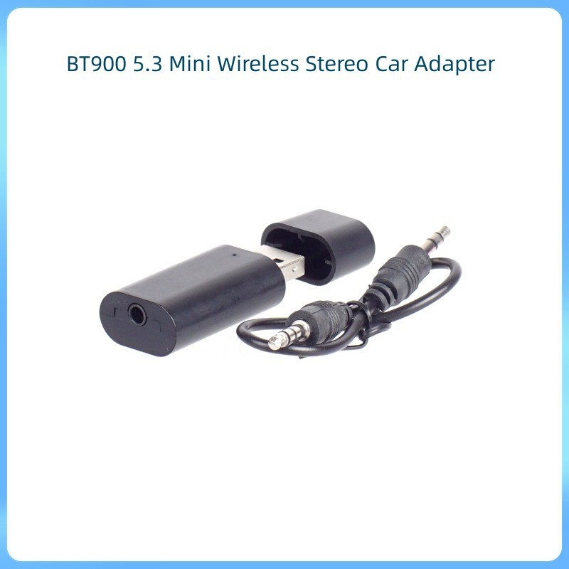 BT900 2-u-1 automobil Bluetooth transmiter i prijemnik, 3,5 mm sučelje, plug-and-play, BT 5.4, doseg do 10 m, frekvencija 2,4 GHz