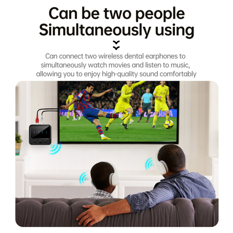 C56 Bluetooth audio transmiter-prijemnik 2-u-1 adapter s 3,5 mm sučeljem, BT 5.4, 2,4 GHz, domet 10 m