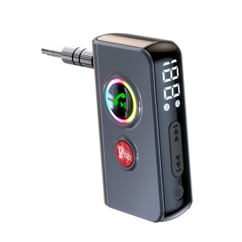 2-in-1 Bluetooth adó-vevő Aux bemenettel, Plug-and-Play, Bluetooth 5.4, 10 m hatótávolság