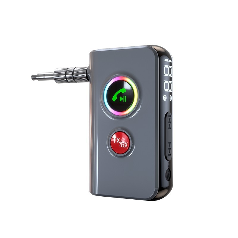 2-in-1 Bluetooth adó-vevő Aux bemenettel, Plug-and-Play, Bluetooth 5.4, 10 m hatótávolság