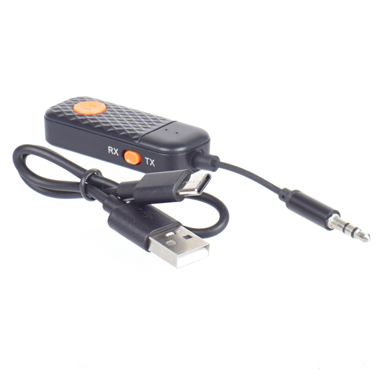 BT970 Bluetooth 5.4 imtuvas/siųstuvas, 2-iš-1 garso stiprintuvas ir keitiklis, 3,5 mm sąsaja, Plug & Play, veikimo diapazonas 10 m