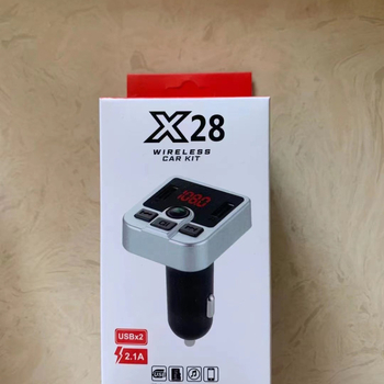 Automašīnas MP3 Bluetooth atskaņotājs ar FM raidītāju, USB, modelis X28, barošanas spriegums 12-24V