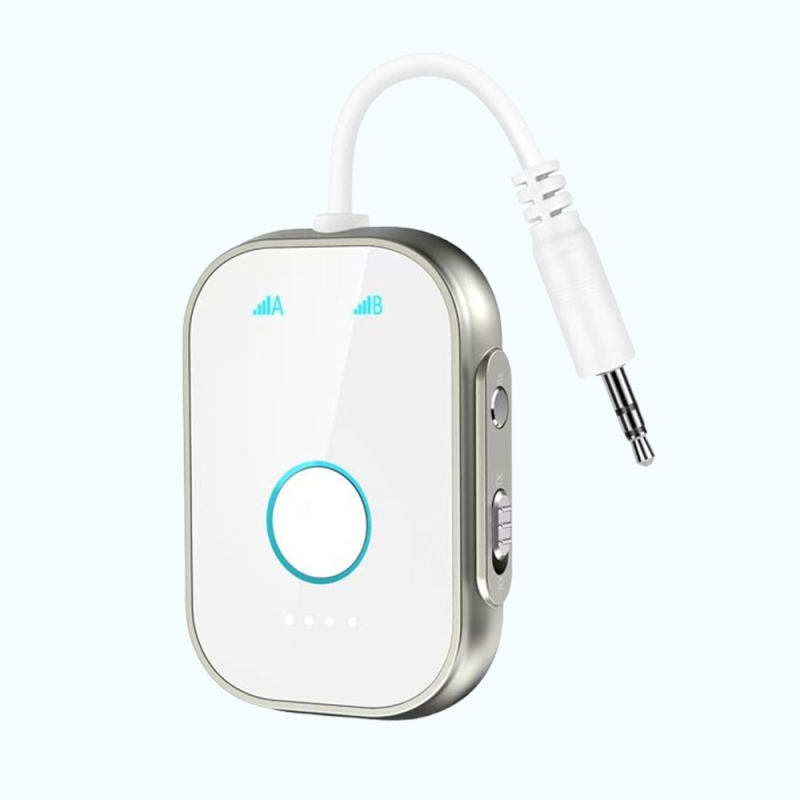 Bluetooth vastuvõtja-transiiver T1 3.5 mm AUX, auto audio vastuvõtja, plug‑and‑play, väline toide, BT 5.4, 10 m ulatus