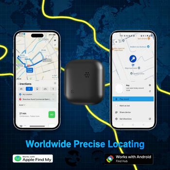 Dualni sustav globalni lokator za predmete — prenosni lokator s baterijom 225mAh, bežično pozicioniranje, kompatibilan s iOS i Android