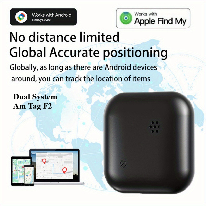Dualni sustav globalni lokator za predmete — prenosni lokator s baterijom 225mAh, bežično pozicioniranje, kompatibilan s iOS i Android