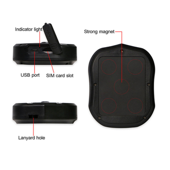 TK905B GPS tracker 10000mAh akkumulátorral, IPX65 vízálló, GPS pontosság 5–50 m, Google és Baidu térképtámogatás