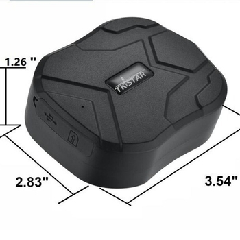 TK905B GPS tracker 10000mAh akkumulátorral, IPX65 vízálló, GPS pontosság 5–50 m, Google és Baidu térképtámogatás