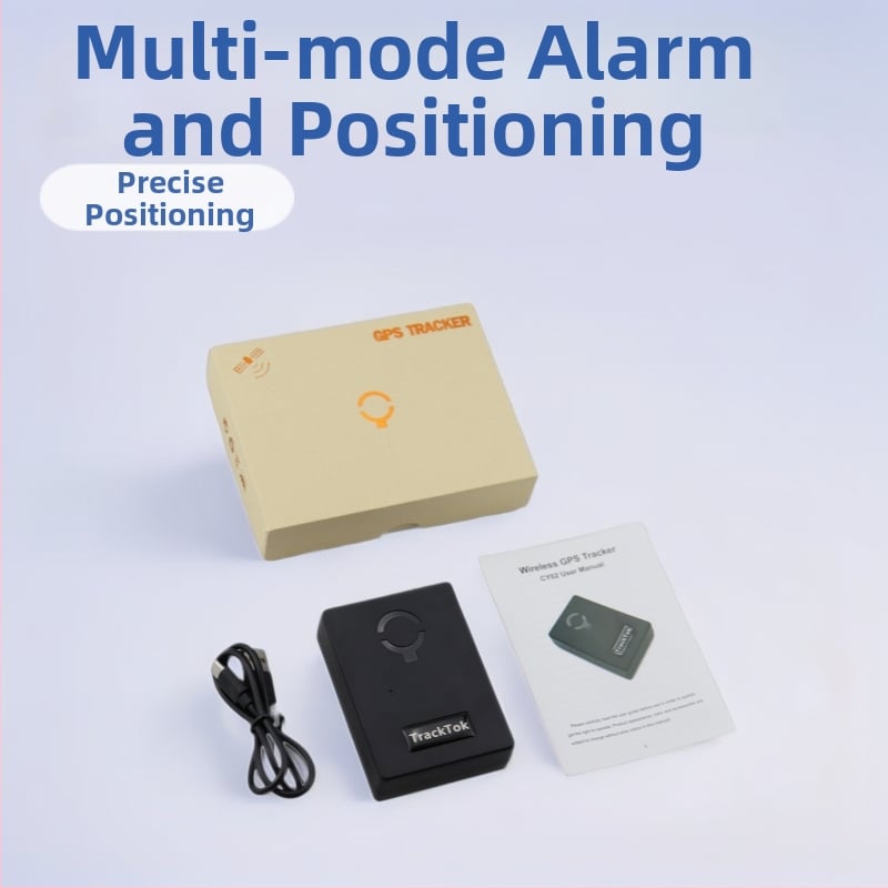 CY02B járműre szerelt GPS nyomkövető valós idejű anti-lost nyomkövetéssel, GPS pontosság 5 m, IP66 vízálló, 5000 mAh akkumulátor, Type-C töltés, kerámia antenna