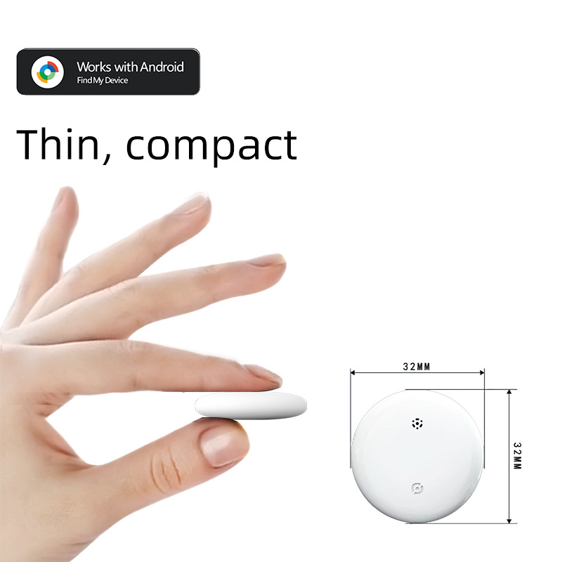 Έξυπνος παγκόσμιος ανιχνευτής για κλειδιά, πορτοφόλι και κατοικίδια — εμβέλεια μέχρι 20 μ, μπαταρία 210 mAh, βάρος 6,6 g, ABS περίβλημα
