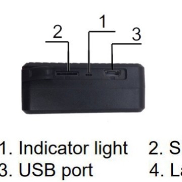 TK913 hordozható GPS-nyomkövető, 5 m helymeghatározási pontosság, IPX65 vízálló, 60 óra akkumulátor-élettartam, USB táplálás, Google/Baidu térképek támogatása