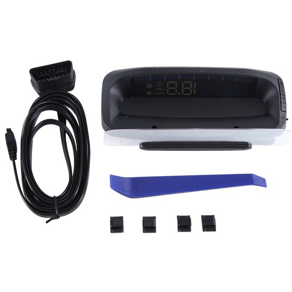 OBD automobil HUD Head-Up Display — plastično kućište, nije prilagodljivo