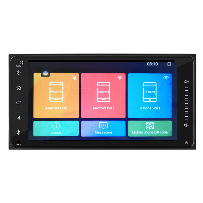 Toyota-kompatibilna LCD jedinica s Android CarPlay navigacijom i MP5 playerom, s dvostrukim bočnim gumbima, model 7042