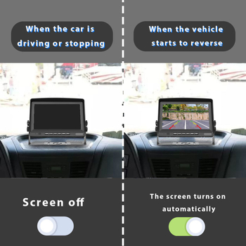 Hátsókamerás autómonitor – modell L21091, IPS LCD autómonitor, 1024×600 felbontás, bemeneti jel Color CMOS Image