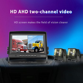 Hátsókamerás autómonitor – modell L21091, IPS LCD autómonitor, 1024×600 felbontás, bemeneti jel Color CMOS Image