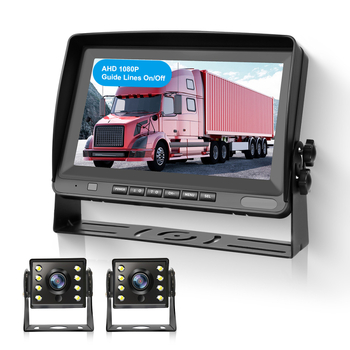 Hátsókamerás autómonitor – modell L21091, IPS LCD autómonitor, 1024×600 felbontás, bemeneti jel Color CMOS Image