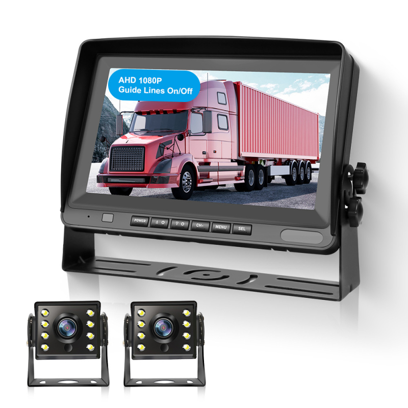 Hátsókamerás autómonitor – modell L21091, IPS LCD autómonitor, 1024×600 felbontás, bemeneti jel Color CMOS Image