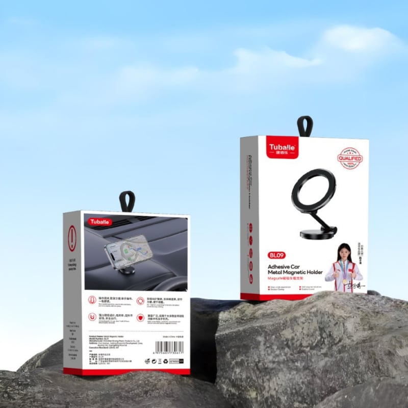 Tubaile mágneses autótelefon-tartó, ultra vékony ötvözet