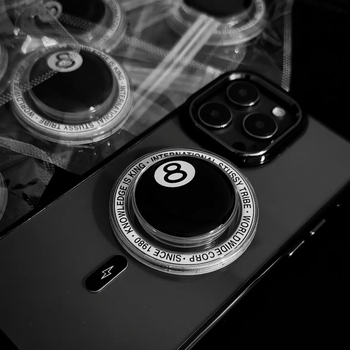 Držač za mobitel s MagSafe, plastika, sklopni teleskopski nosač, crtani stil