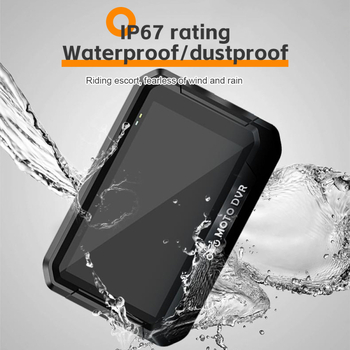 Mootorratta DVR CarPlay ja Wi-Fi-ga, 2 MP, 150° vaateväli, kuni 128 GB TF-kaart, tsükliline salvestus laadimise ajal, USB 2.0