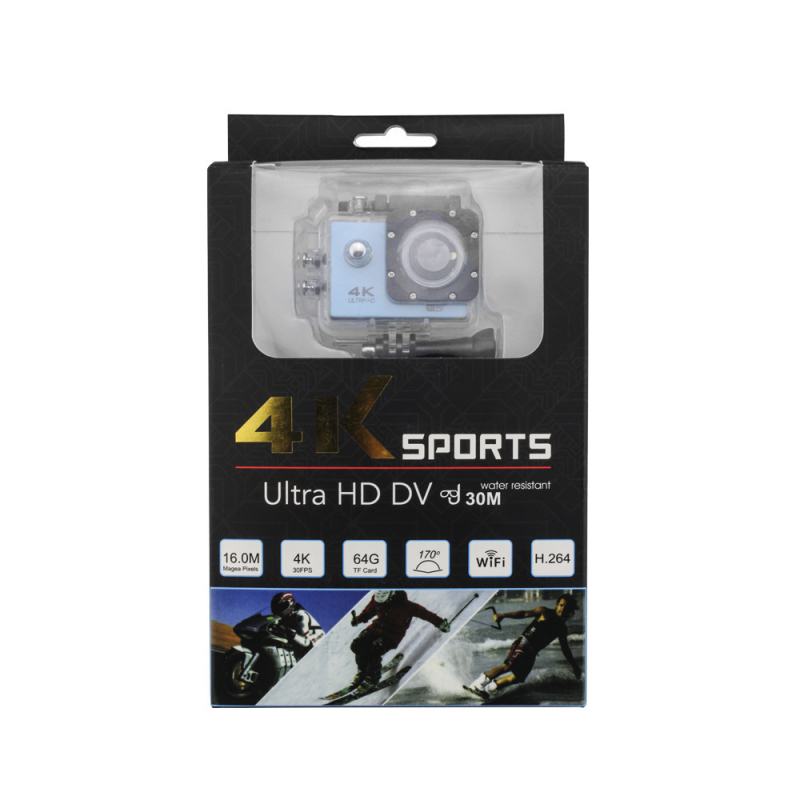 4K vodootporna do 30 m, Wi‑Fi sportska kamera F600, prijenosna kamera s 2-inčnim zaslonom, motociklistički snimač