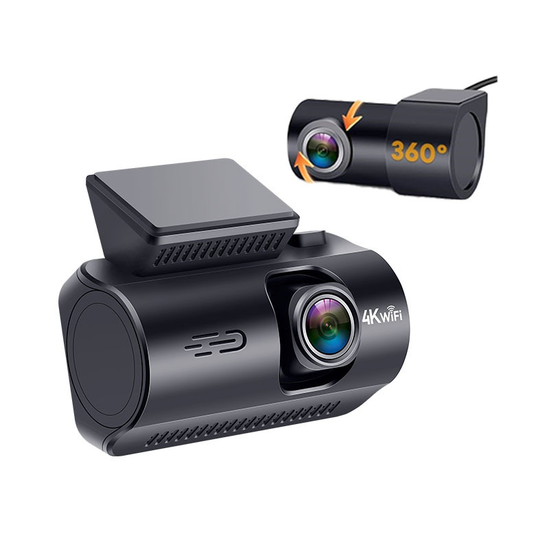 4K DVR auto cu înregistrare duală față–spate, vizionare nocturnă StarLight, 5G Wi‑Fi, unghi de vizualizare 170°