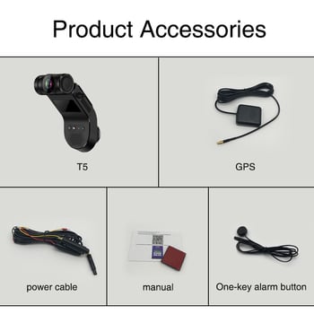 4G autós dash kamera elő- és hátlapi dupla lencsével, 1080p, 150° széles látószög, GPS távoli megfigyelés