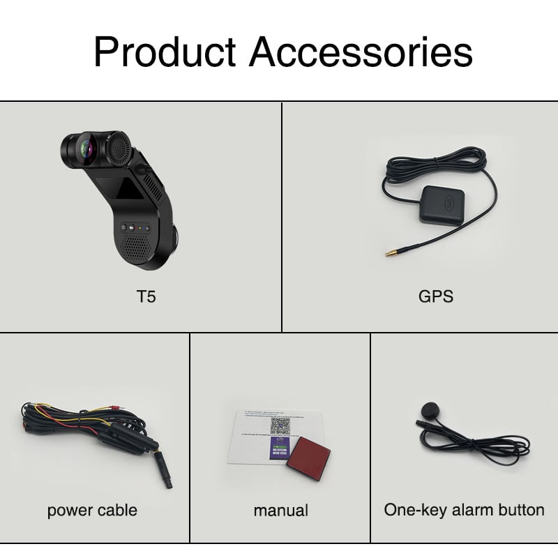 4G autós dash kamera elő- és hátlapi dupla lencsével, 1080p, 150° széles látószög, GPS távoli megfigyelés