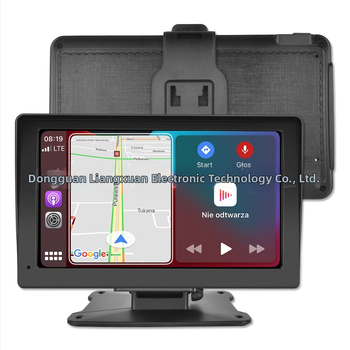 HD liečiamasis ekranas automobiliui, belaidis CarPlay/Android Auto, dvigubas Bluetooth, AUX, 64GB atmintis