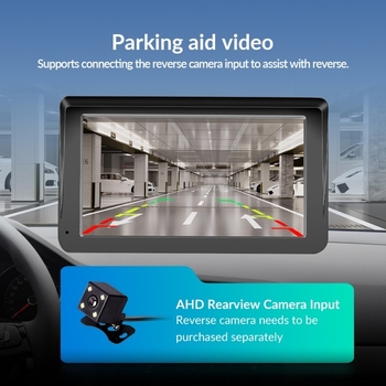 YTUK automobilinis MP5 grotuvas su belaidžiu CarPlay, Bluetooth, USB/SD/TF kortelių palaikymas, LED ekranas