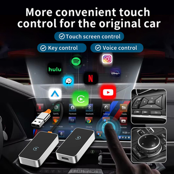 Безжичен активатор за CarPlay модул CP11 — алуминиева сплав, 1GB RAM, 1920x1080, CarPlay операционна система