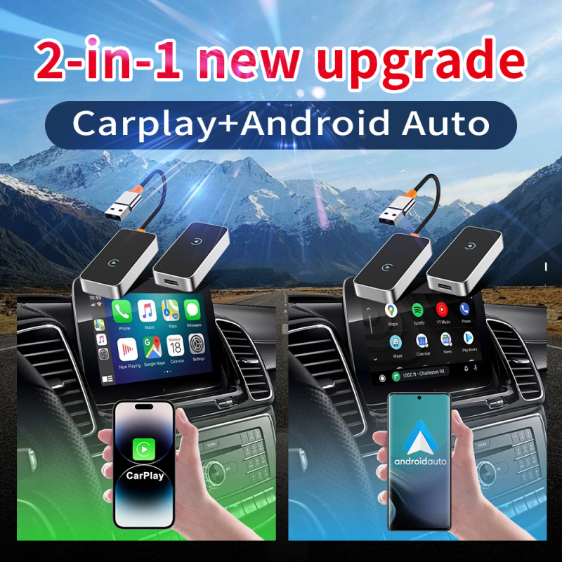 Безжичен активатор за CarPlay модул CP11 — алуминиева сплав, 1GB RAM, 1920x1080, CarPlay операционна система