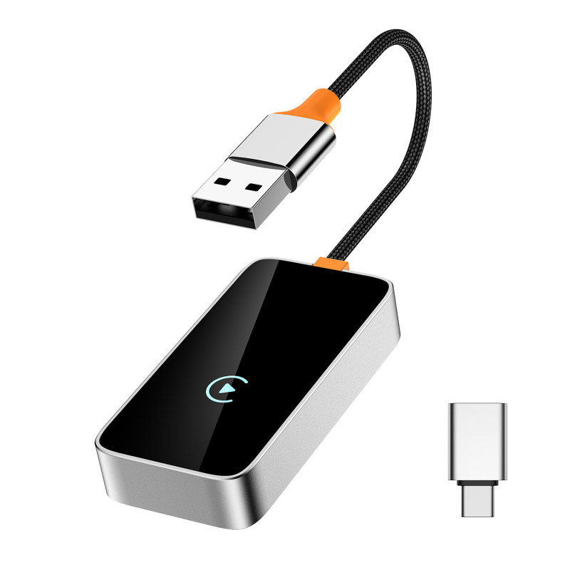 Безжичен активатор за CarPlay модул CP11 — алуминиева сплав, 1GB RAM, 1920x1080, CarPlay операционна система