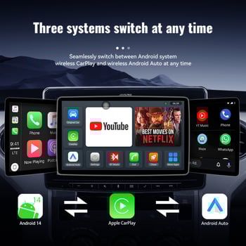 A5 Pro CarPlay Vezeték nélküli Doboz Android Auto – Quad‑core CPU, 4GB RAM, 64GB tárhely, Android 13, Type-C/TF